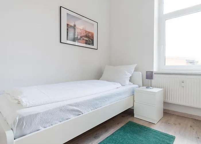 Komfortable Monteursunterkunft: 4-Zimmer-Wohnung Mit Getrennten Betten